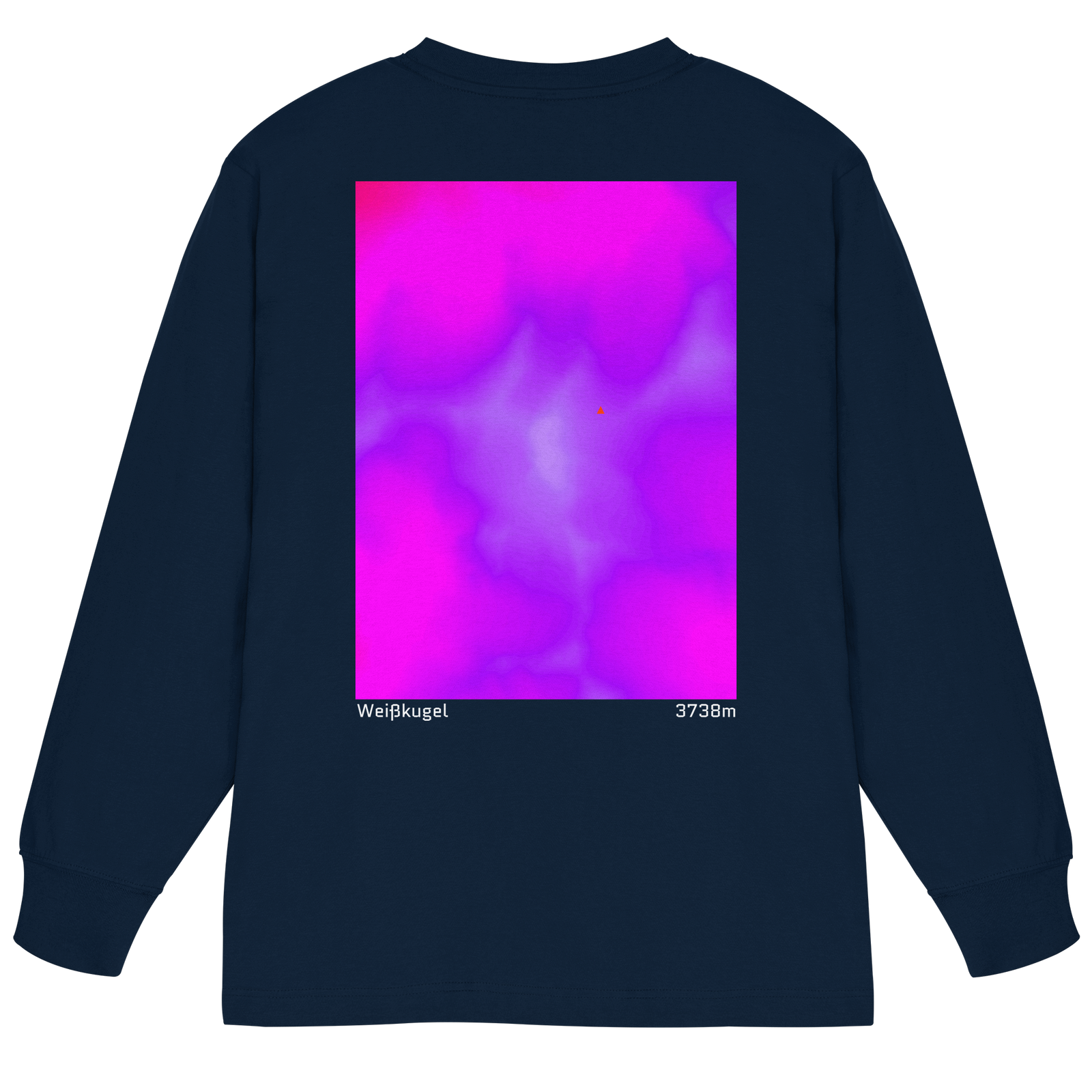 Weißkugel Gradient Oversized Longsleeve (Unisex)