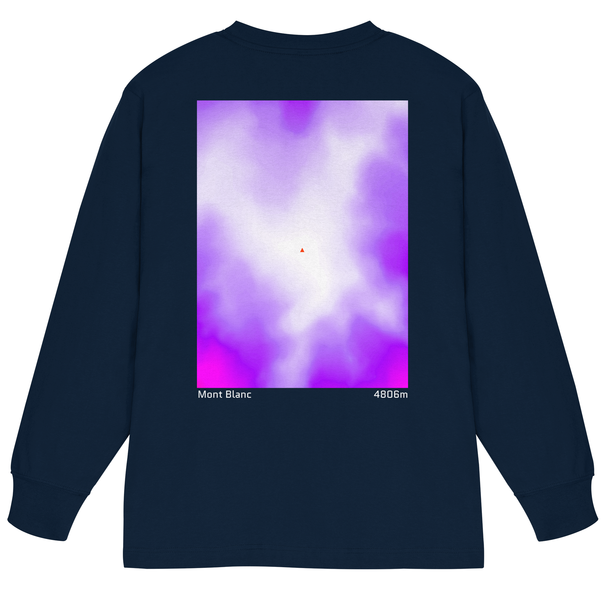 Mont Blanc Gradient Oversized Longsleeve (Unisex)