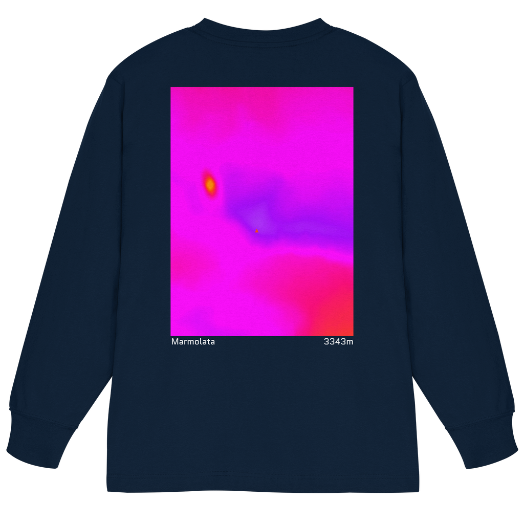 Marmolata Gradient Oversized Longsleeve (Unisex)