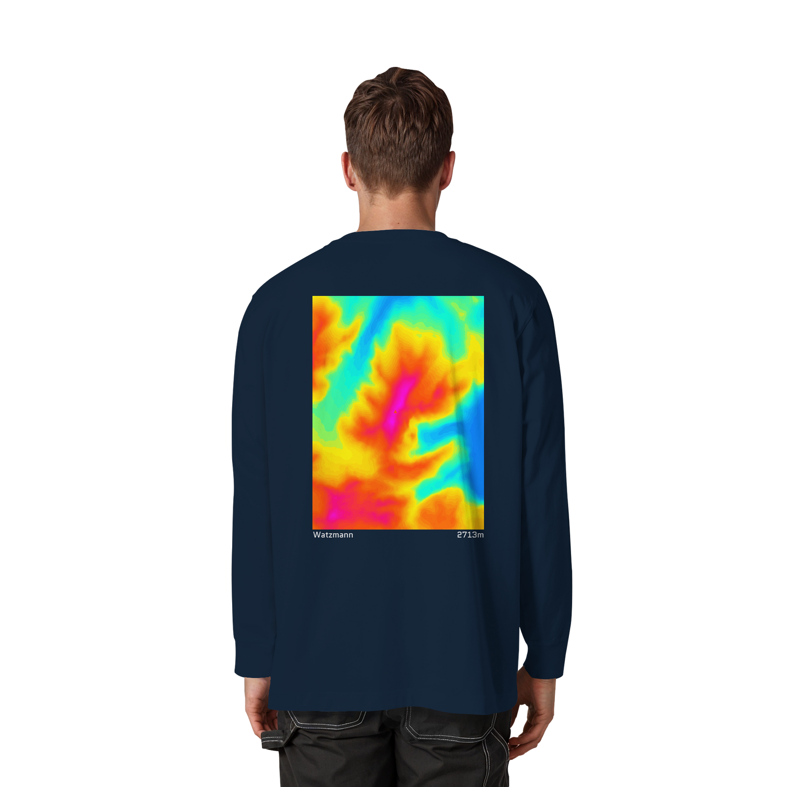 Watzmann Gradient Oversized Longsleeve (Unisex)