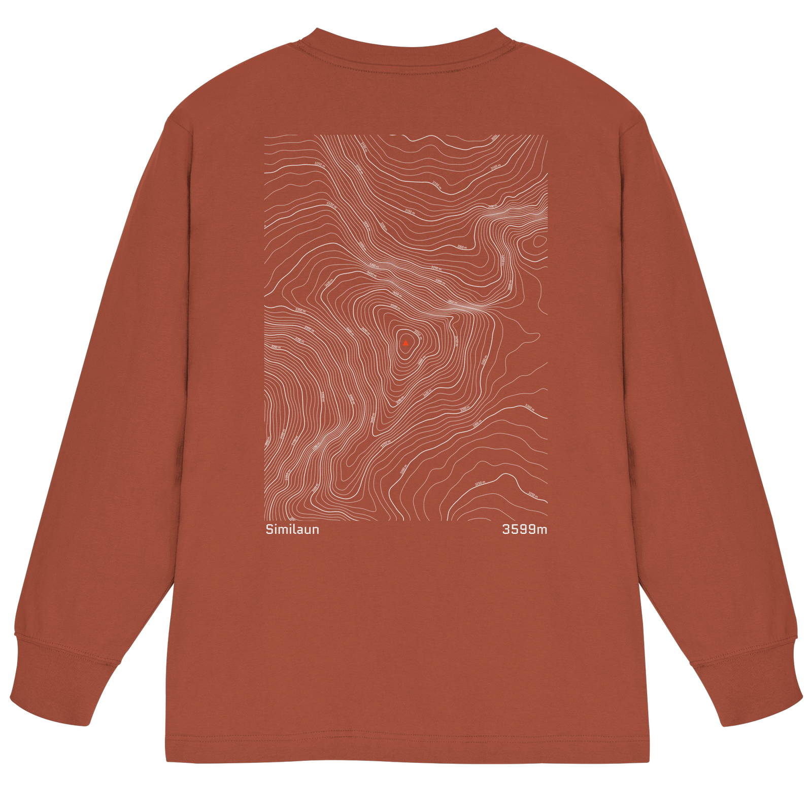 Similaun Höhenlinien Oversized Longsleeve (Unisex)