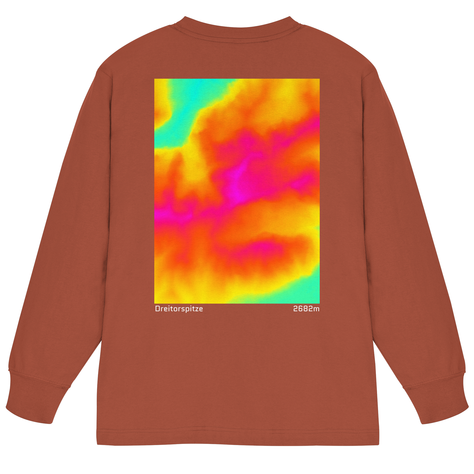 Dreitorspitze Gradient Oversized Longsleeve (Unisex)