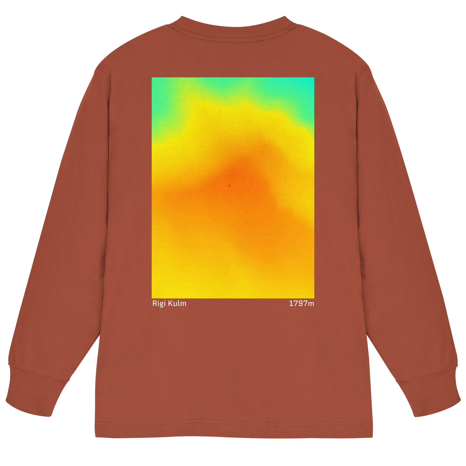 Rigi Kulm Gradient Oversized Longsleeve (Unisex)