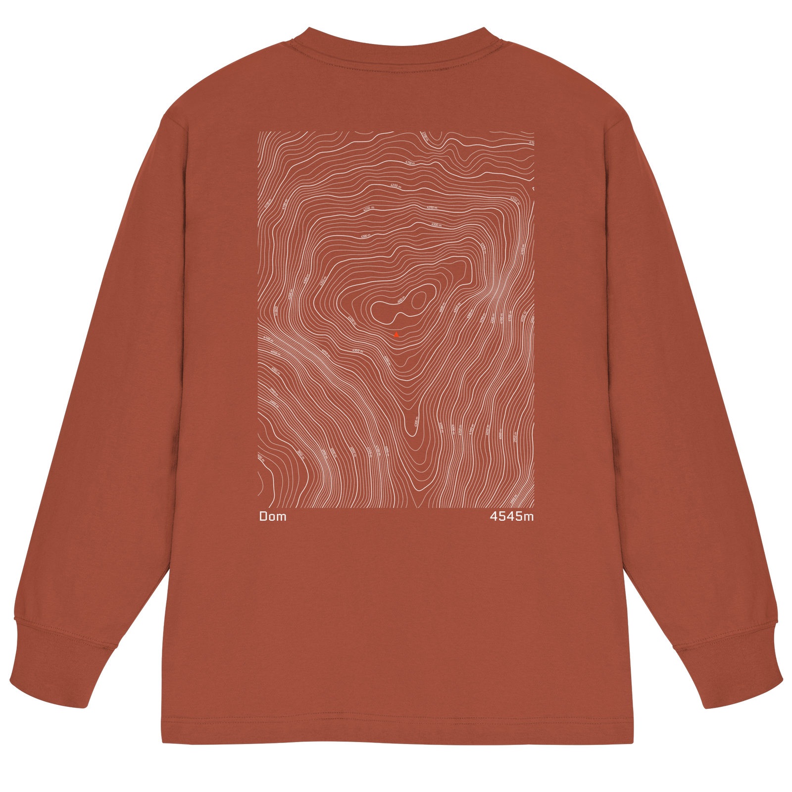 Dom Höhenlinien Oversized Longsleeve (Unisex)