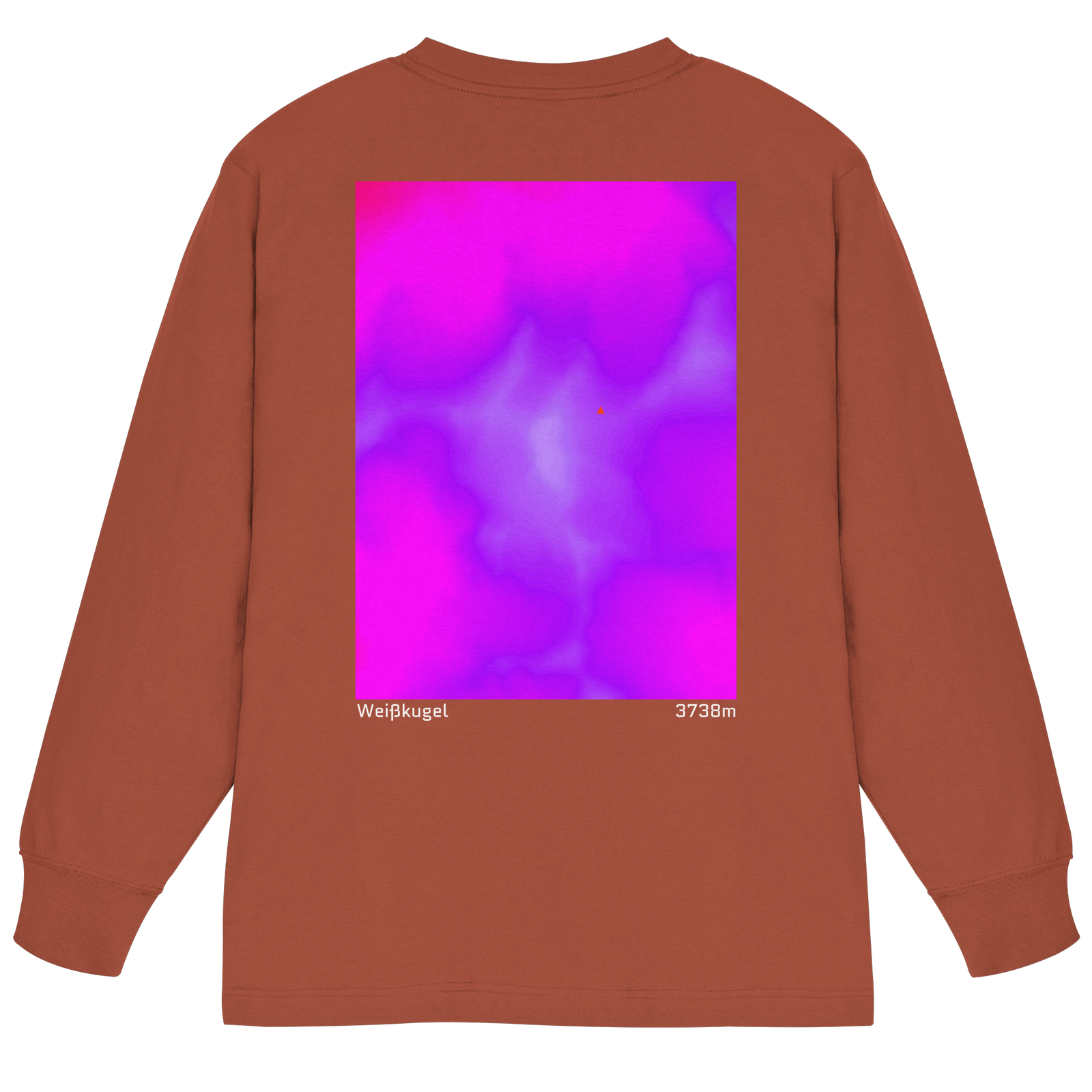 Weißkugel Gradient Oversized Longsleeve (Unisex)