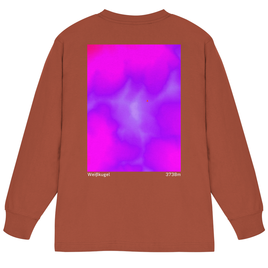 Weißkugel Gradient Oversized Longsleeve (Unisex)