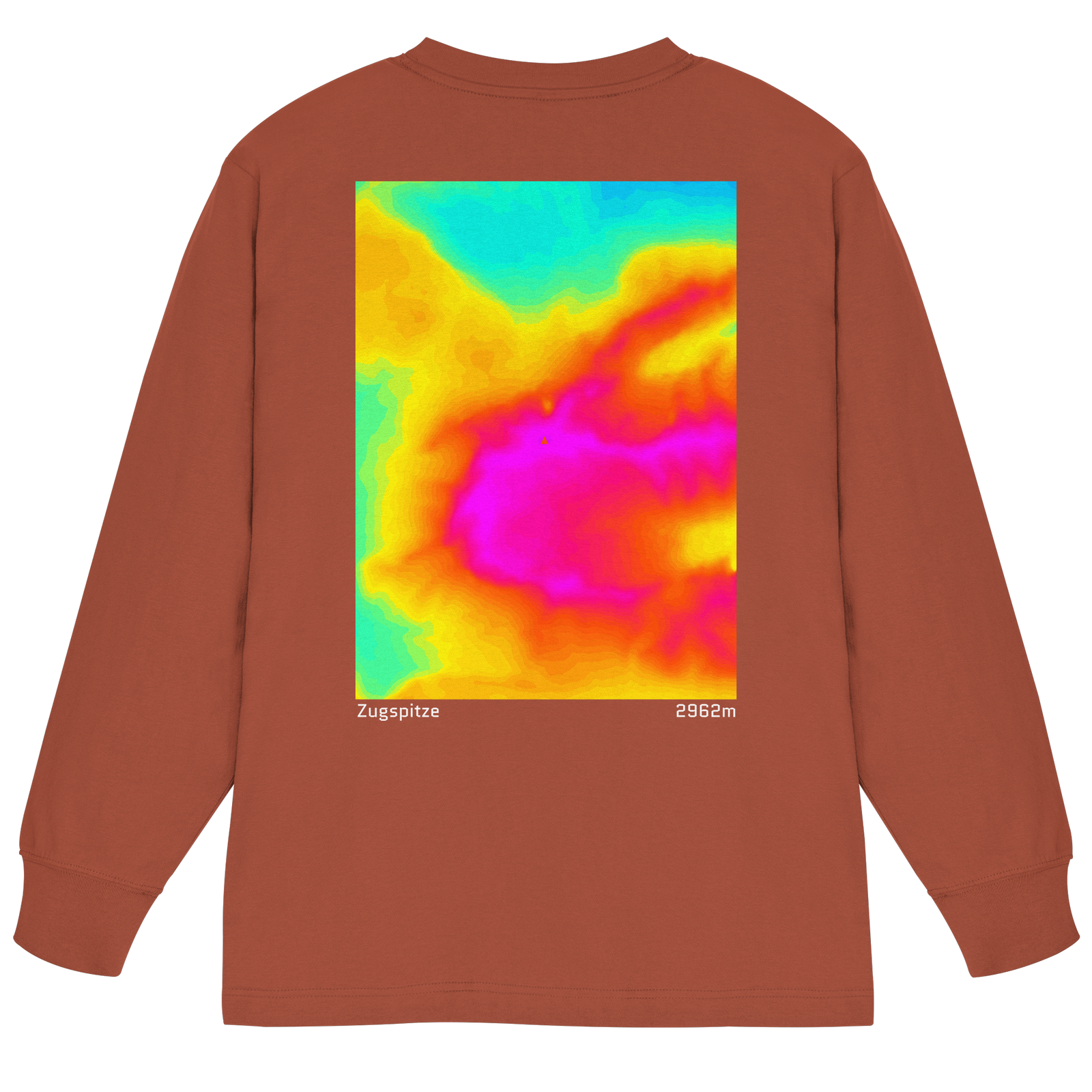 Zugspitze Gradient Oversized Longsleeve (Unisex)