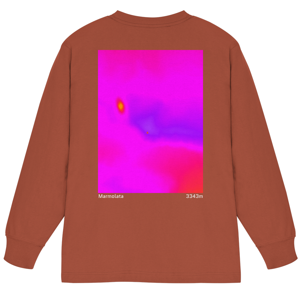 Marmolata Gradient Oversized Longsleeve (Unisex)