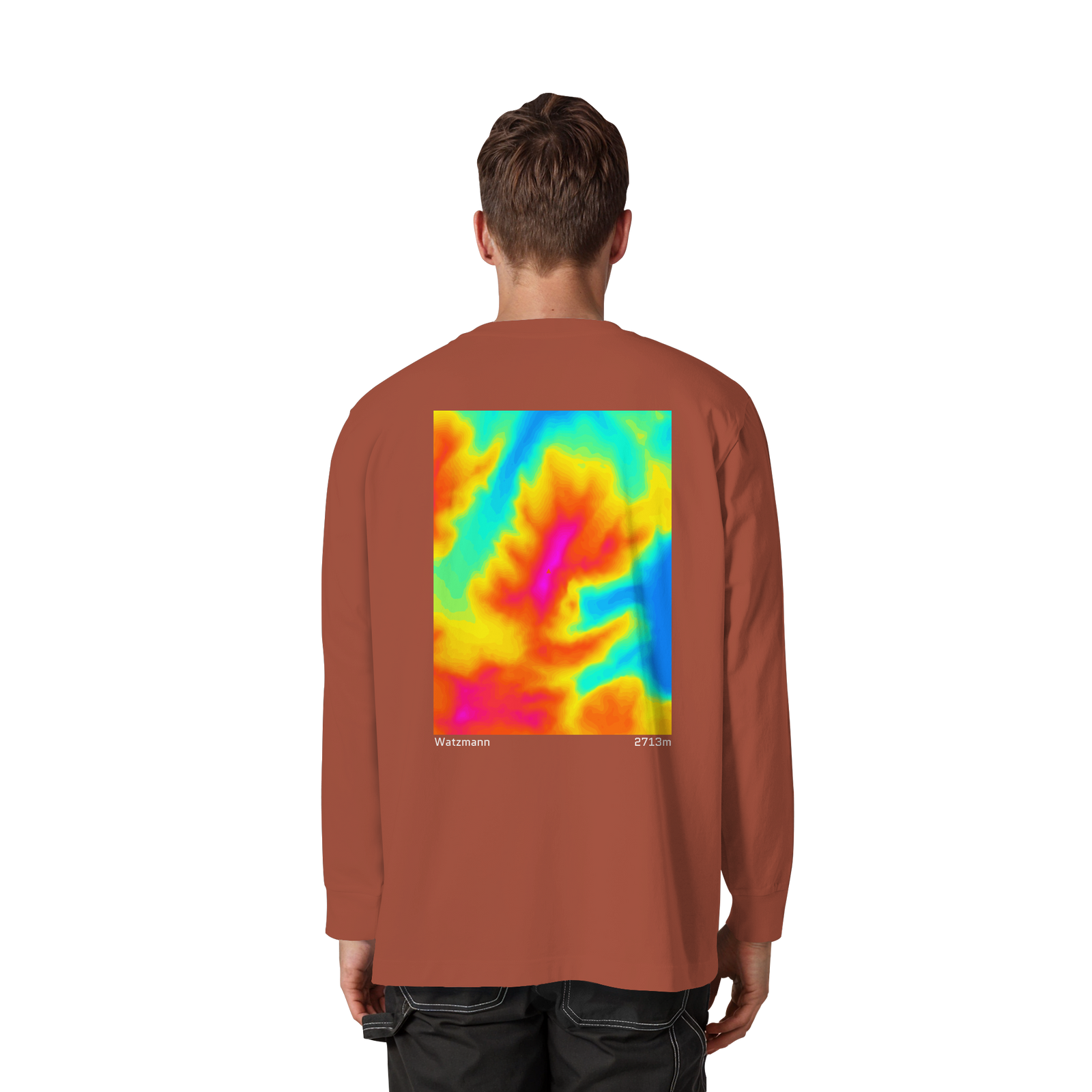 Watzmann Gradient Oversized Longsleeve (Unisex)