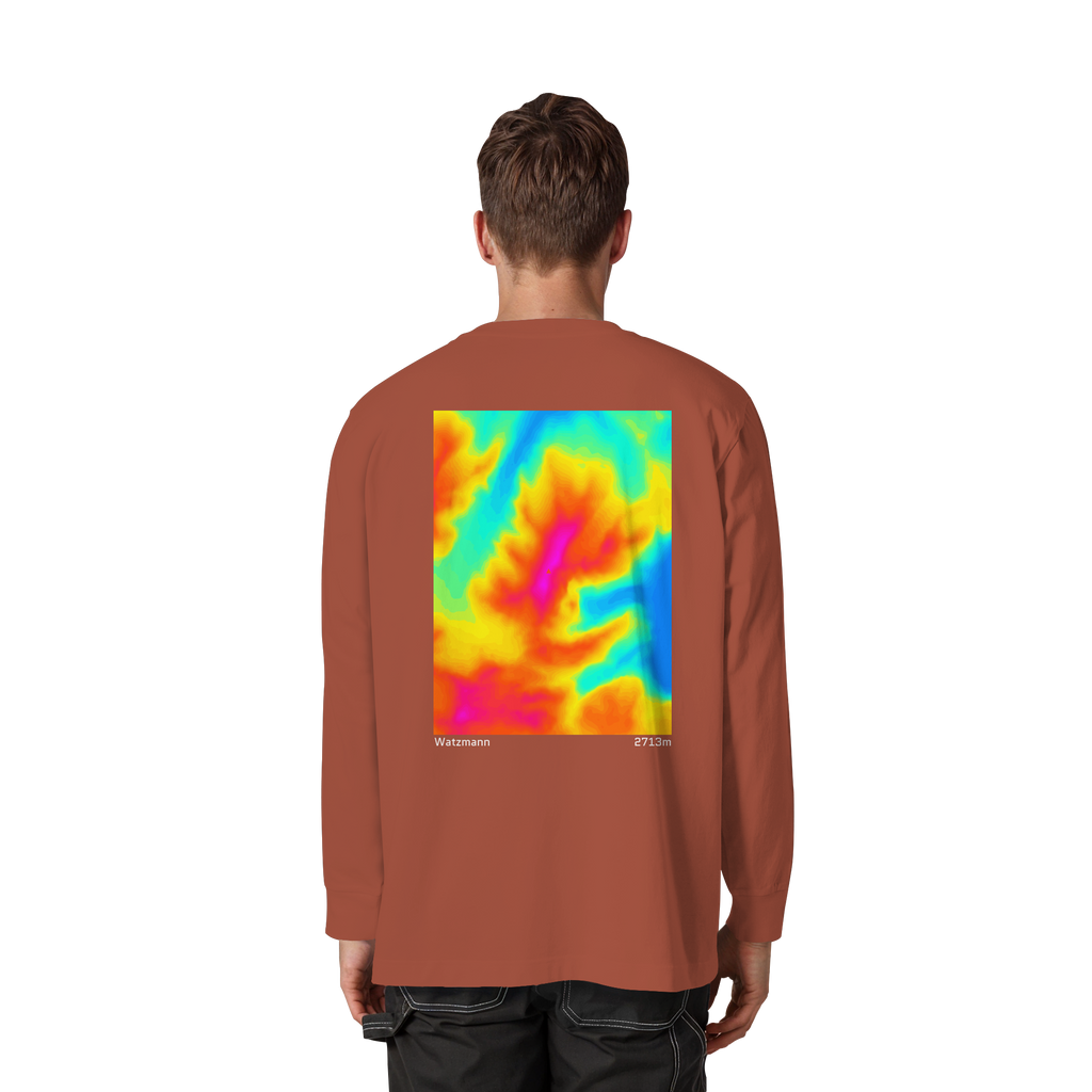 Watzmann Gradient Oversized Longsleeve (Unisex)