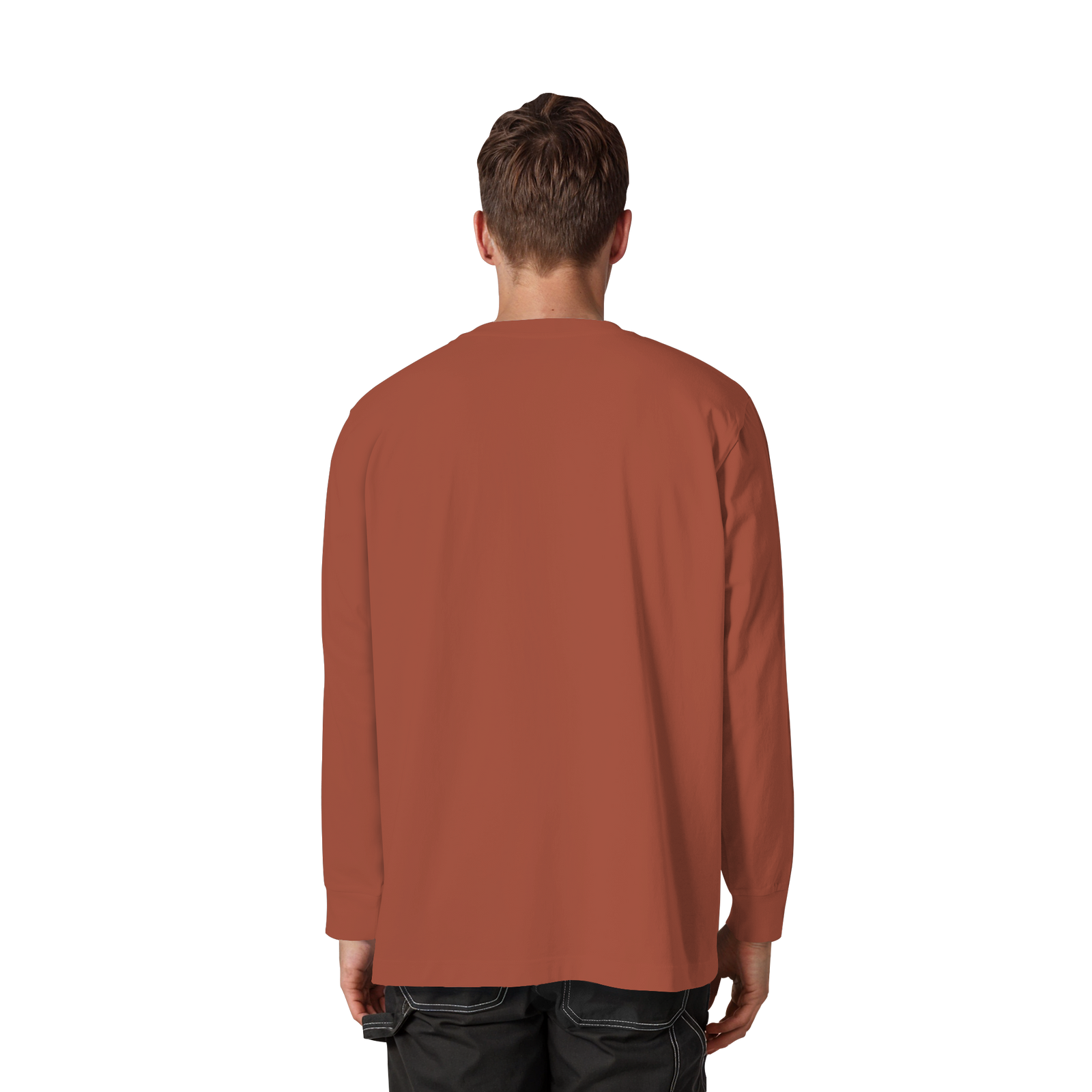 Personalisiertes Berg-Longsleeve-Oversized (Unisex)