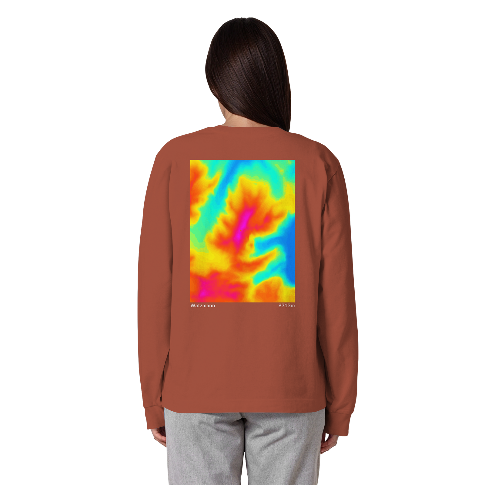 Watzmann Gradient Oversized Longsleeve (Unisex)