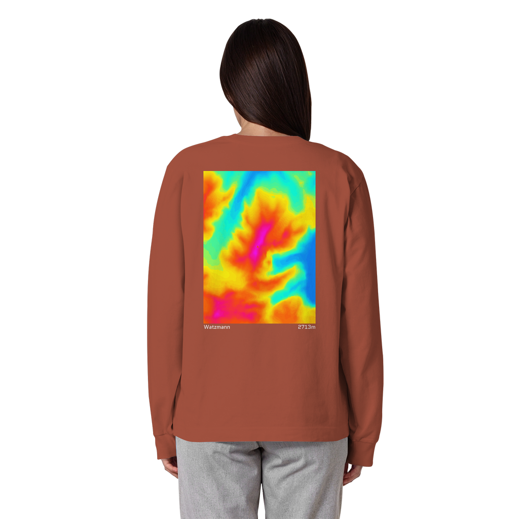 Watzmann Gradient Oversized Longsleeve (Unisex)