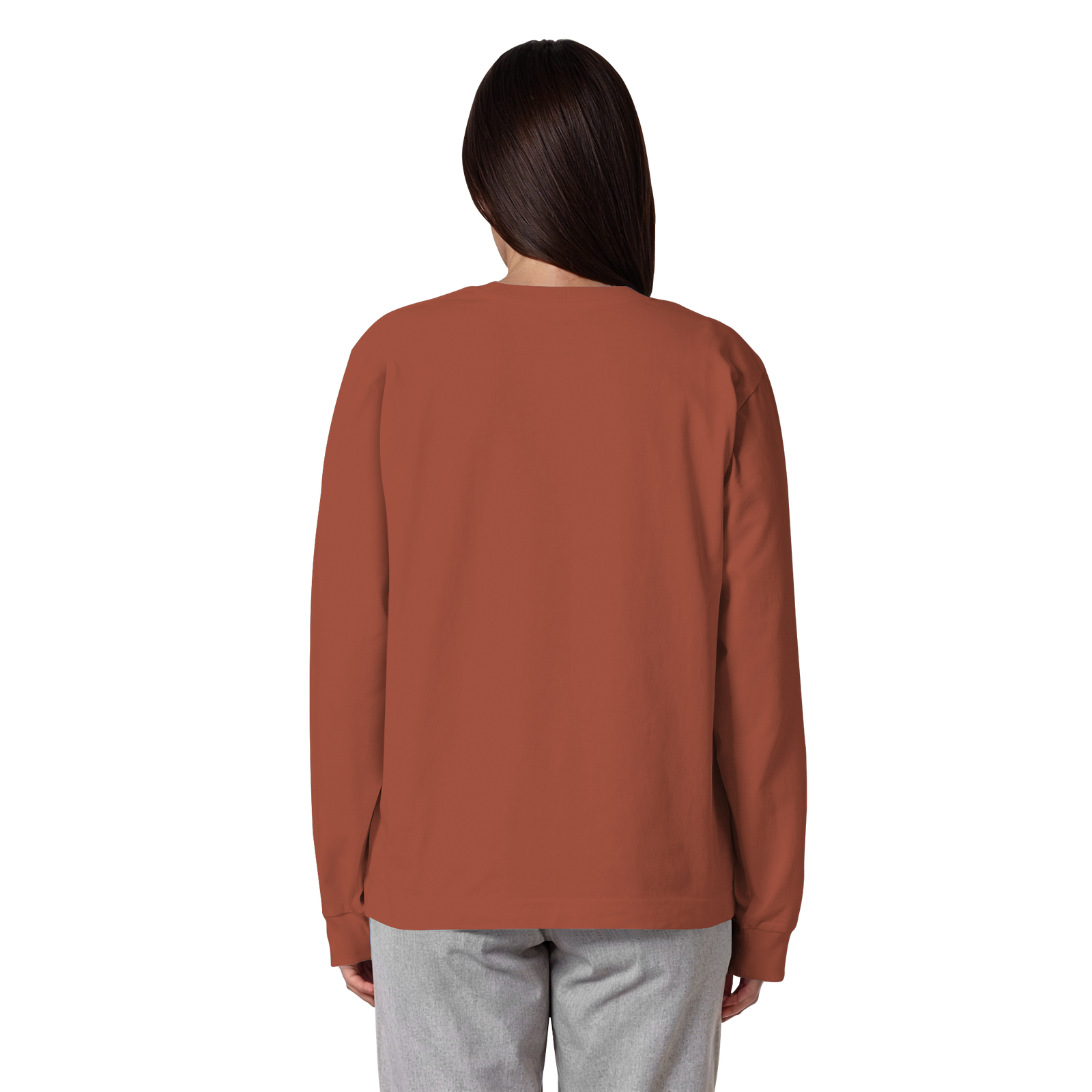 Personalisiertes Berg-Longsleeve-Oversized (Unisex)