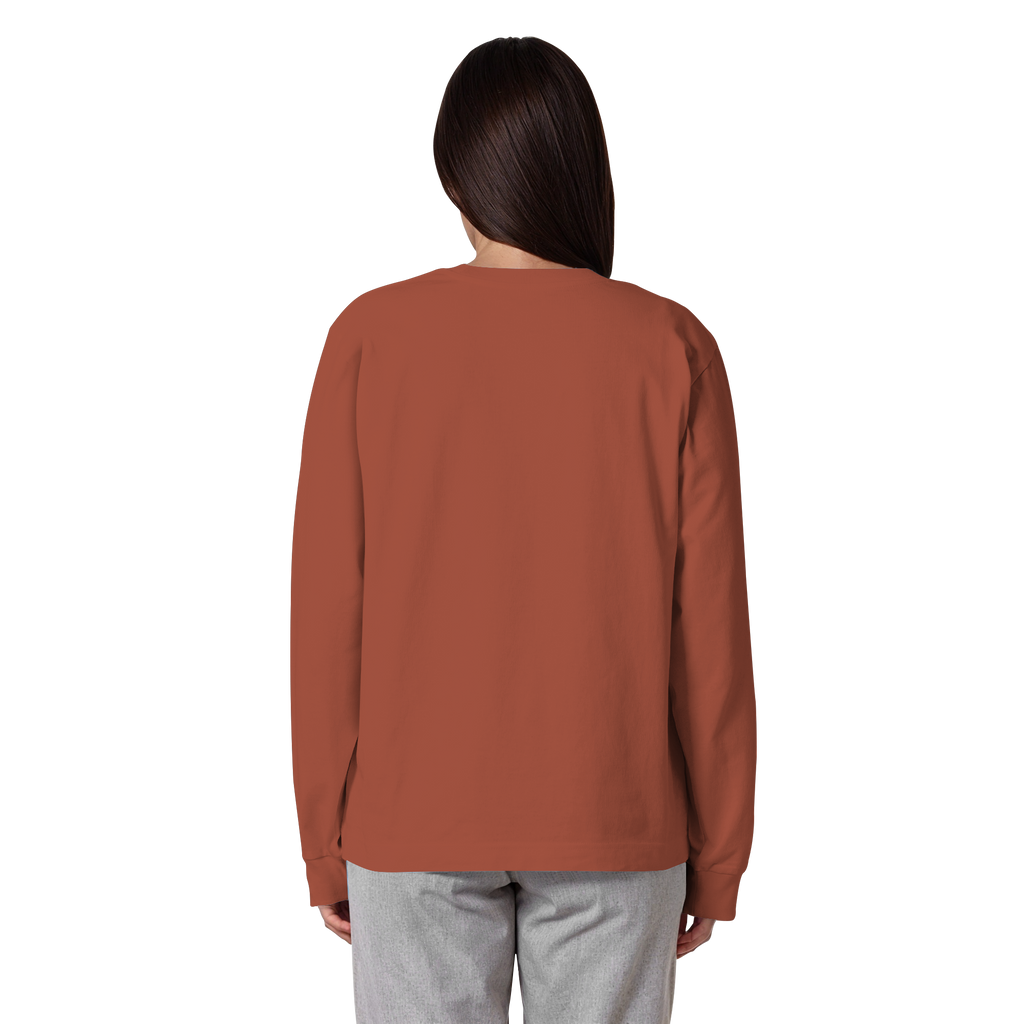 Personalisiertes Berg-Longsleeve-Oversized (Unisex)